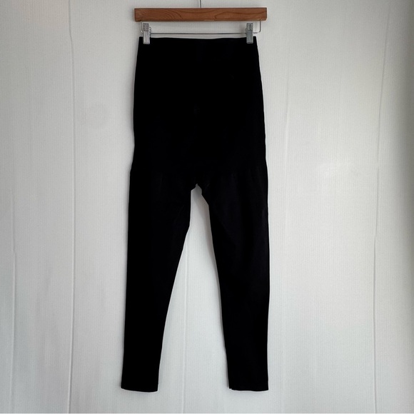 Blanqi Hipster contour leggings sport support size large black Maternity pants - Picture 6 of 6